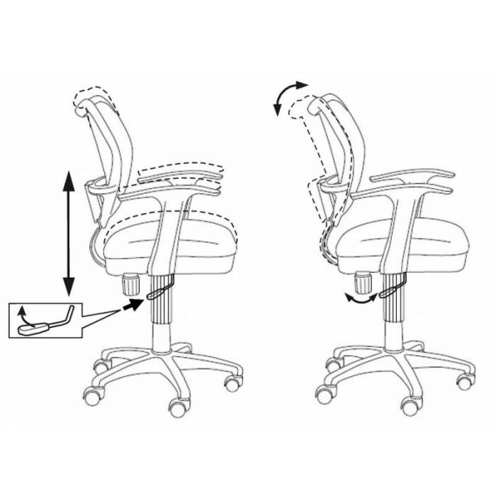 Кресло детское бюрократ ch w797 pk tw 13a розовый